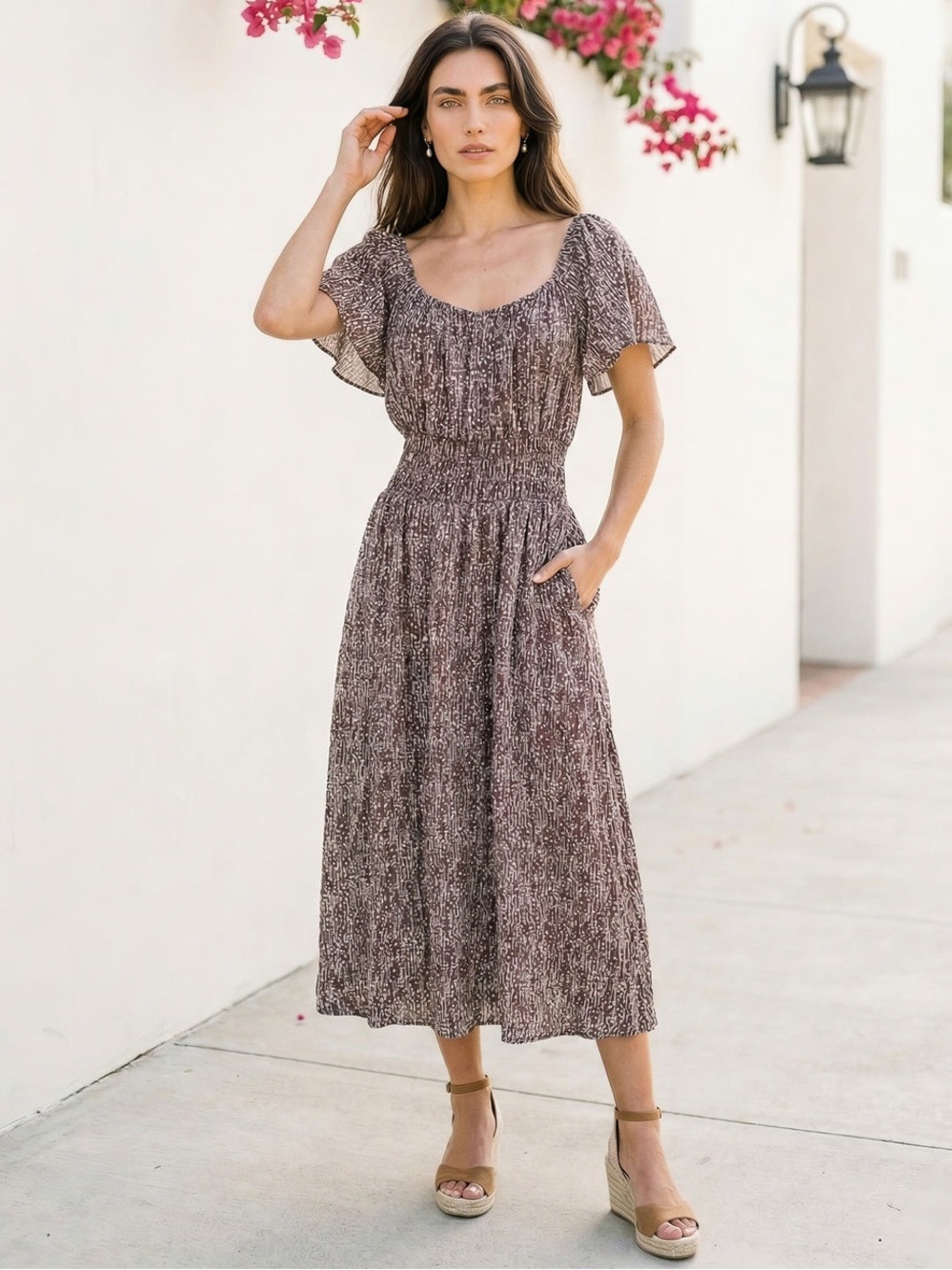 Sozy Agatha Midi Dress